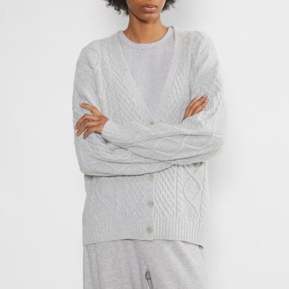 Aritzia - Sunday Best Peggy Cardigan in Cream - Picture 2 of 11